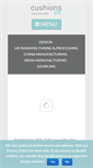 Mobile Screenshot of cushionsuk.com